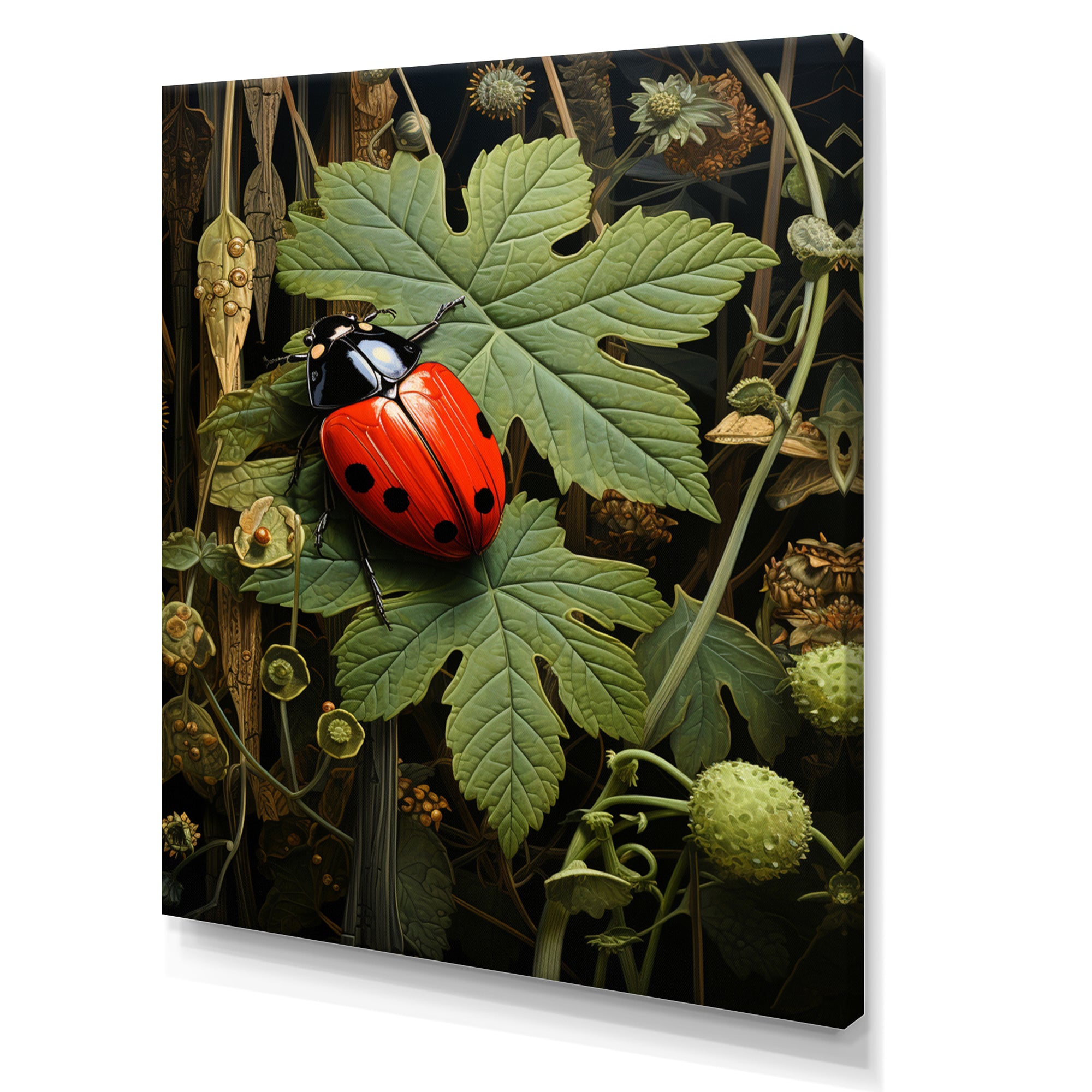 Ladybug Ladybugs Leisure - Red Ladybug Wall Art