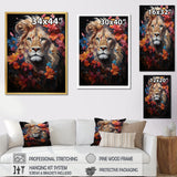 Lion Mystical Domain Fantasy - Lion Canvas Wall Art