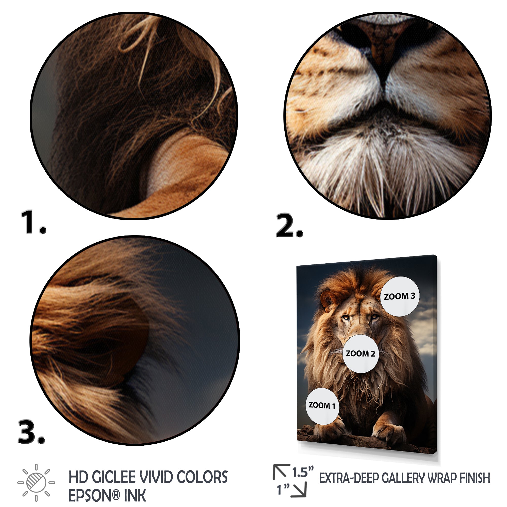Lion Regal King - Lion Wall Art Prints