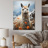Llama Landscape In Winter - Llama Wall Decor