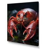 Coral Black Lobster Lively Lobster - Lobster Wall Art Prints