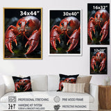 Coral Black Lobster Lively Lobster - Lobster Wall Art Prints