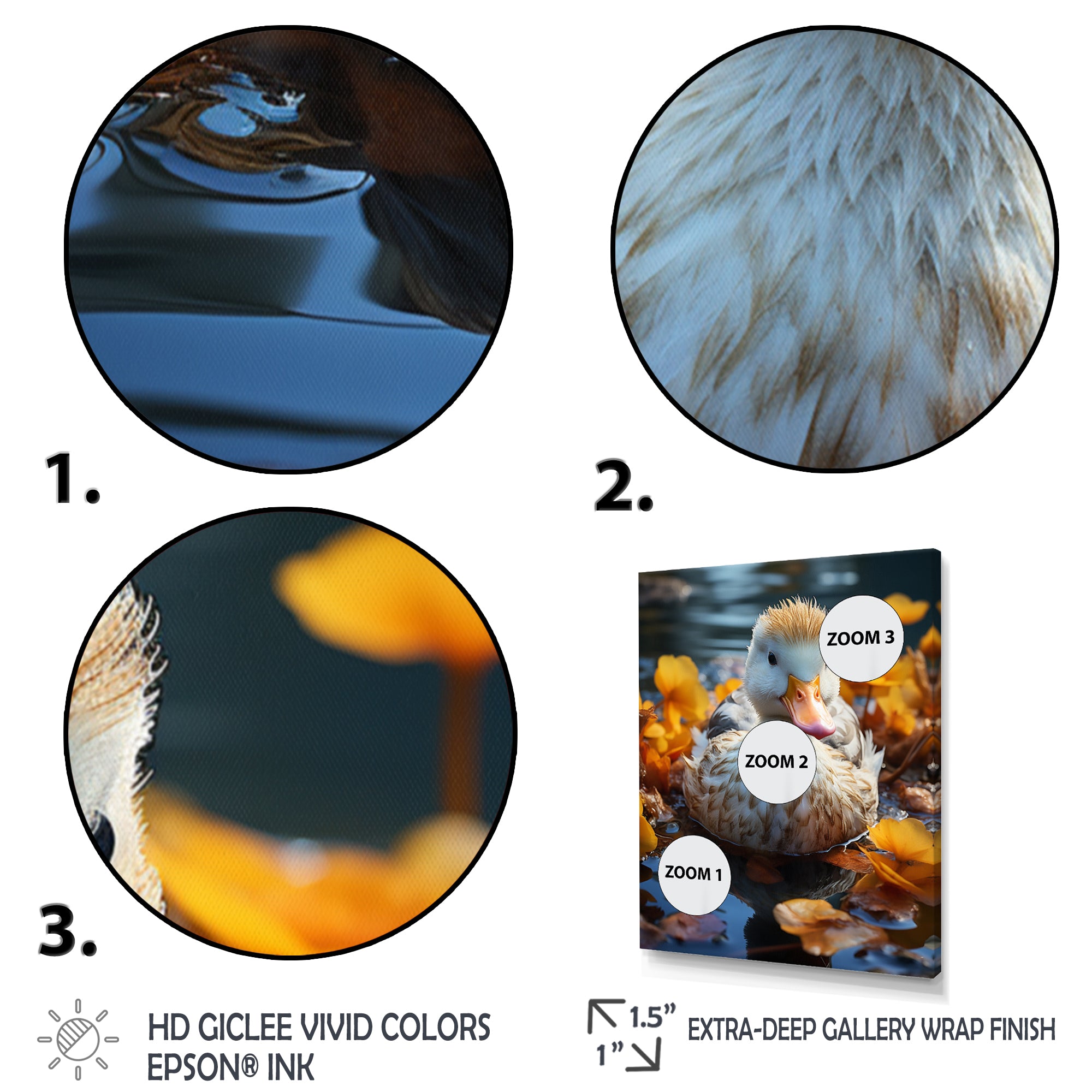 Yellow White Marine Animals Portrait - Yellow Marine Animals Wall Art