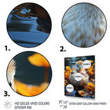 Yellow White Marine Animals Portrait - Yellow Marine Animals Wall Art