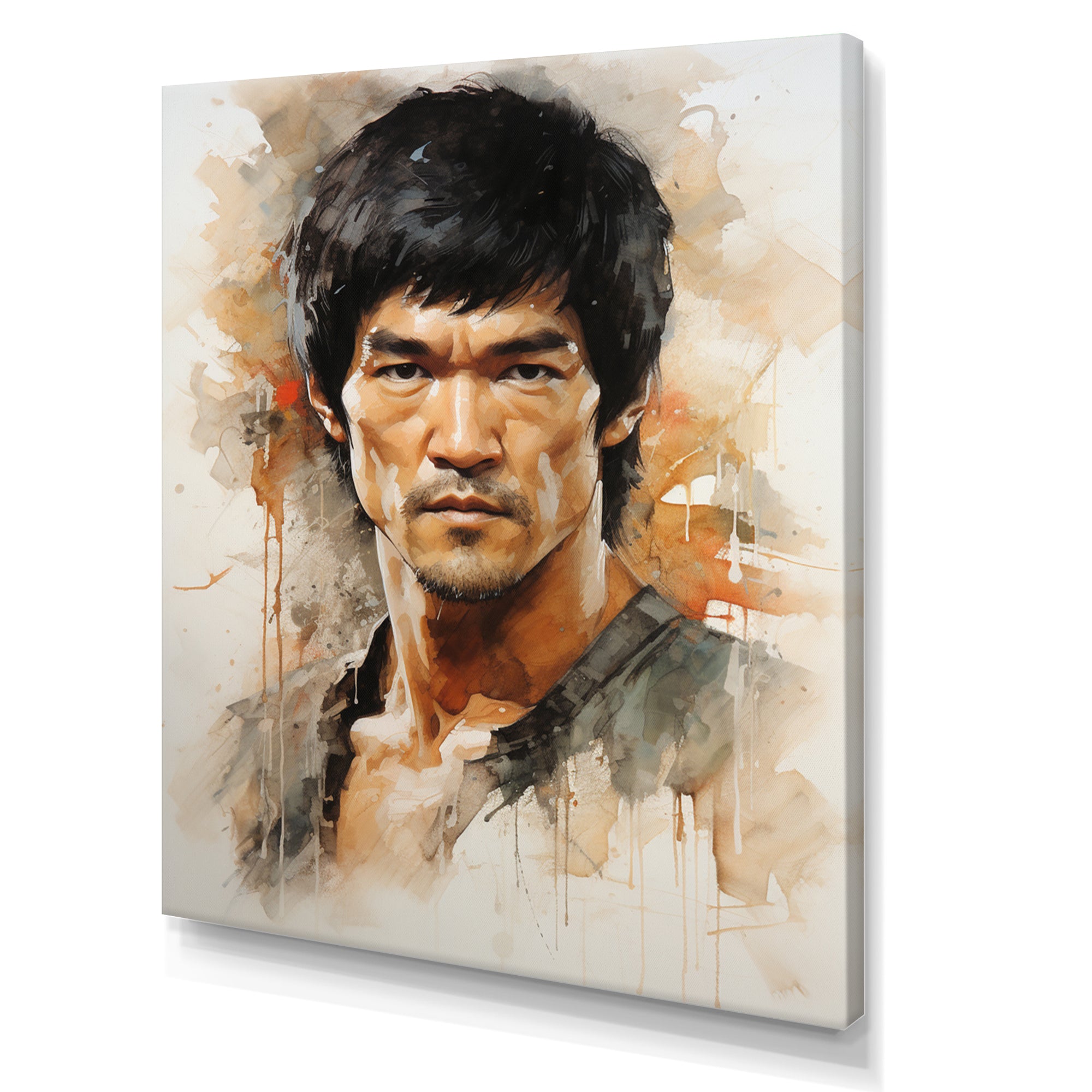 Martial Art Bruce Lee - Martial Arts Canvas Wall Art