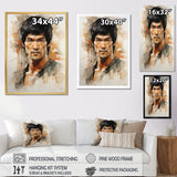 Martial Art Bruce Lee - Martial Arts Canvas Wall Art