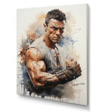 Martial Art Jean Claude Van - Martial Arts Canvas Wall Art