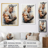 Martial Art Jean Claude Van - Martial Arts Canvas Wall Art
