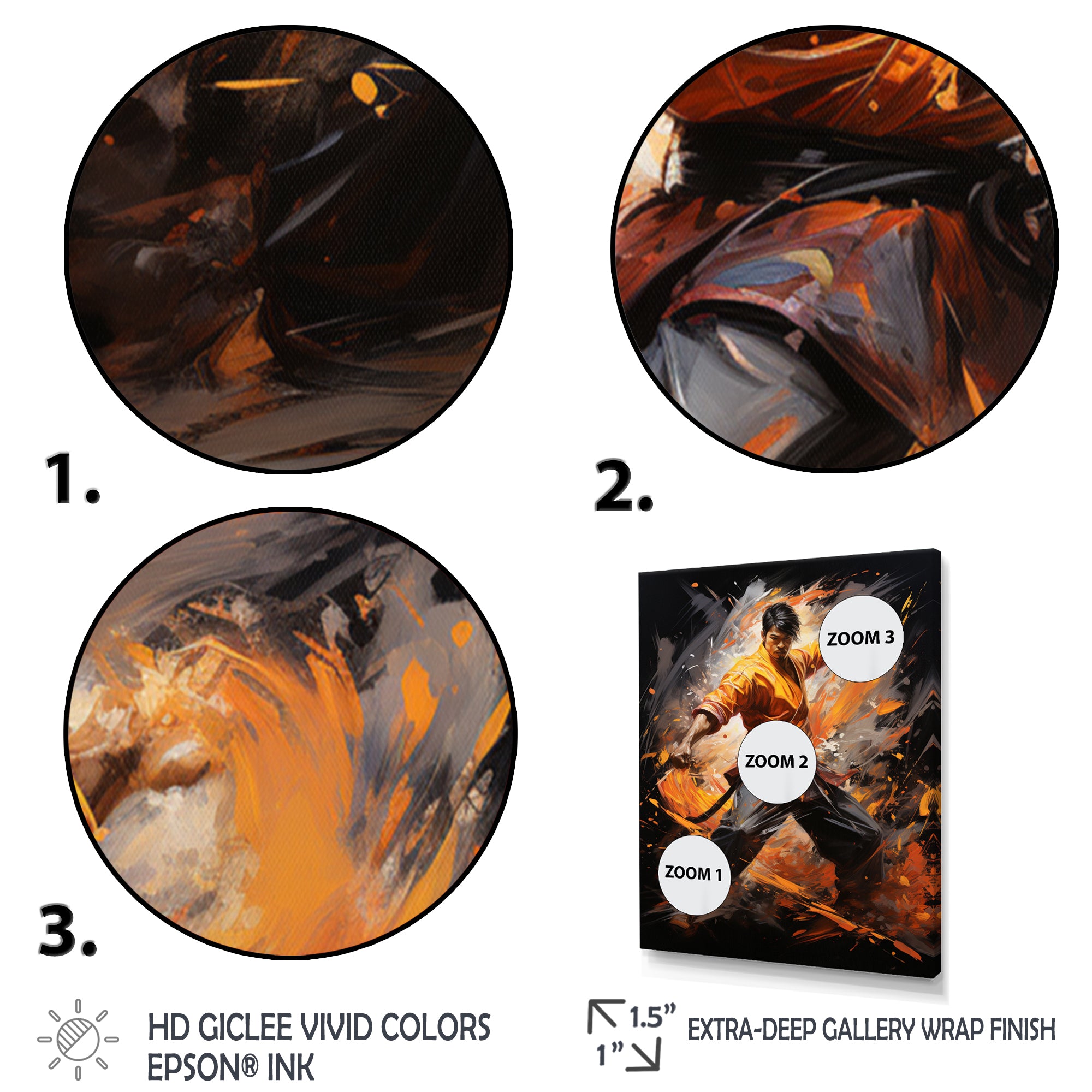 Martial Art Martial Fusion - Martial Arts Canvas Wall Art