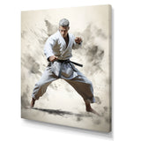 Martial Art Serenity In Action I - Martial Arts Canvas Wall Art