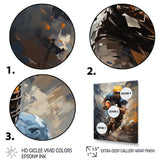 Yellow Football Dynamic Tackles I - Football Canvas Wall Art