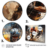 Football Gridiron Symphony I - Football Canvas Wall Art