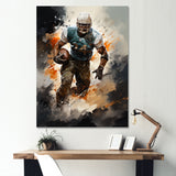 Football Rapid Field - Football Canvas Wall Art