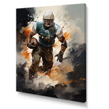 Football Rapid Field - Football Canvas Wall Art