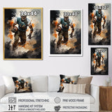 Football Rapid Field - Football Canvas Wall Art