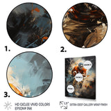 Football Turbulent Touchdowns - Football Canvas Wall Art