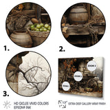 Old Cart  Chronicles - Old American Cart Canvas Wall Art