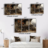 Old Cart  Chronicles - Old American Cart Canvas Wall Art