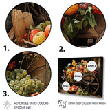 Old Cart  Harvest - Old American Cart Canvas Wall Art