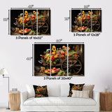 Old Cart  Harvest - Old American Cart Canvas Wall Art