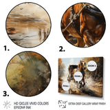 Old Cart  In Motion I - Old American Cart Canvas Wall Art