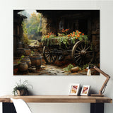 Old Cart  Legacy - Old American Cart Canvas Wall Art