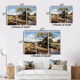 Green Old Cart  Whispers - Old American Cart Canvas Wall Art