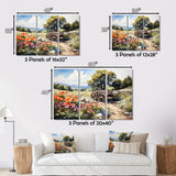 Green Old Cart Rural Charms - Old American Cart Canvas Wall Art