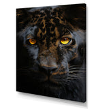 Black White Panther Eyes Of Intensity - Panther Wall Decor