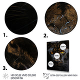 Black White Panther Eyes Of Intensity - Panther Wall Decor