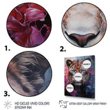 White Pink Panther Surreal Shadows Watercolor - White Panther Wall Art