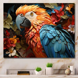 Red Parrot Parrots Parade - Parrot Wall Art Prints