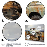 Pickup Truck Atmospheric Impressionism I - Pickup Truck Canvas Wall Art