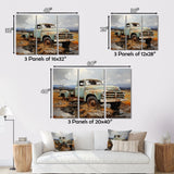 Pickup Truck Atmospheric Impressionism I - Pickup Truck Canvas Wall Art