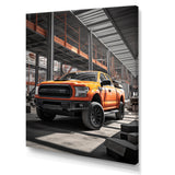 Pickup Truck Construction Chronicles I - Pickup Truck Canvas Wall Art