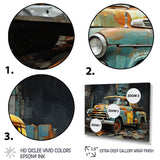 Pickup Truck Poupart Collage - Pickup Truck Canvas Wall Art