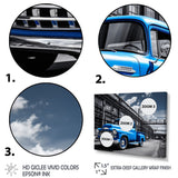 Blow Pickup Truck Industrial Drive - Pickup Truck Canvas Wall Art