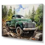 Pickup Truck Offroad Adventures I - Pickup Truck Canvas Wall Art