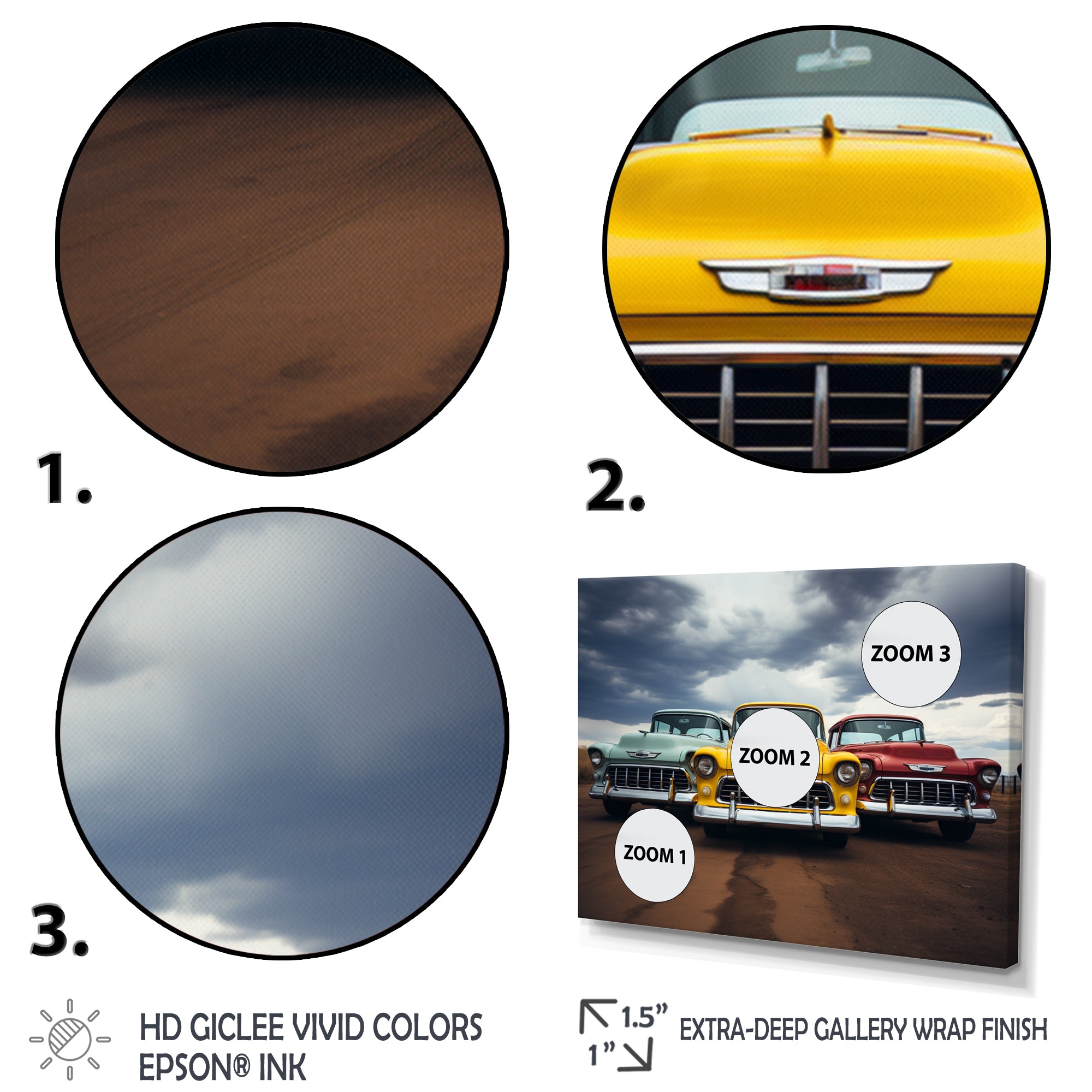 Pickup Truck Retro Rides I - Pickup Truck Canvas Wall Art