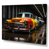 Colorful Pickup Truck Retro Rides - Pickup Truck Canvas Wall Art