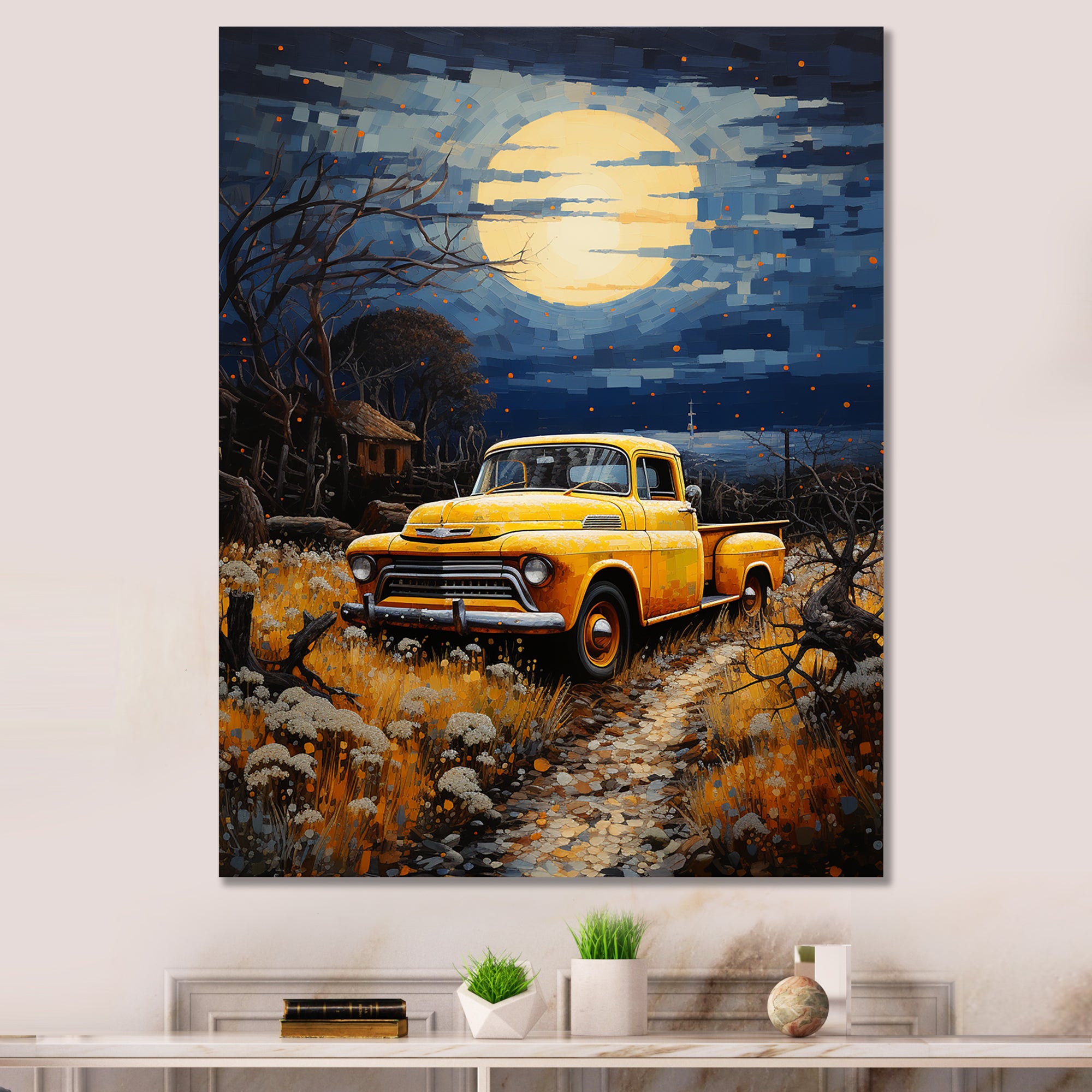 Pickup Truck Rustic Rides I - Pickup Truck Canvas Wall Art