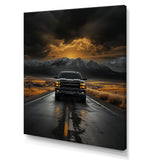 Pickup Truck The Road - Pickup Truck Canvas Wall Art