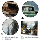 Pickup Truck Tranquil Lakeside I - Pickup Truck Canvas Wall Art