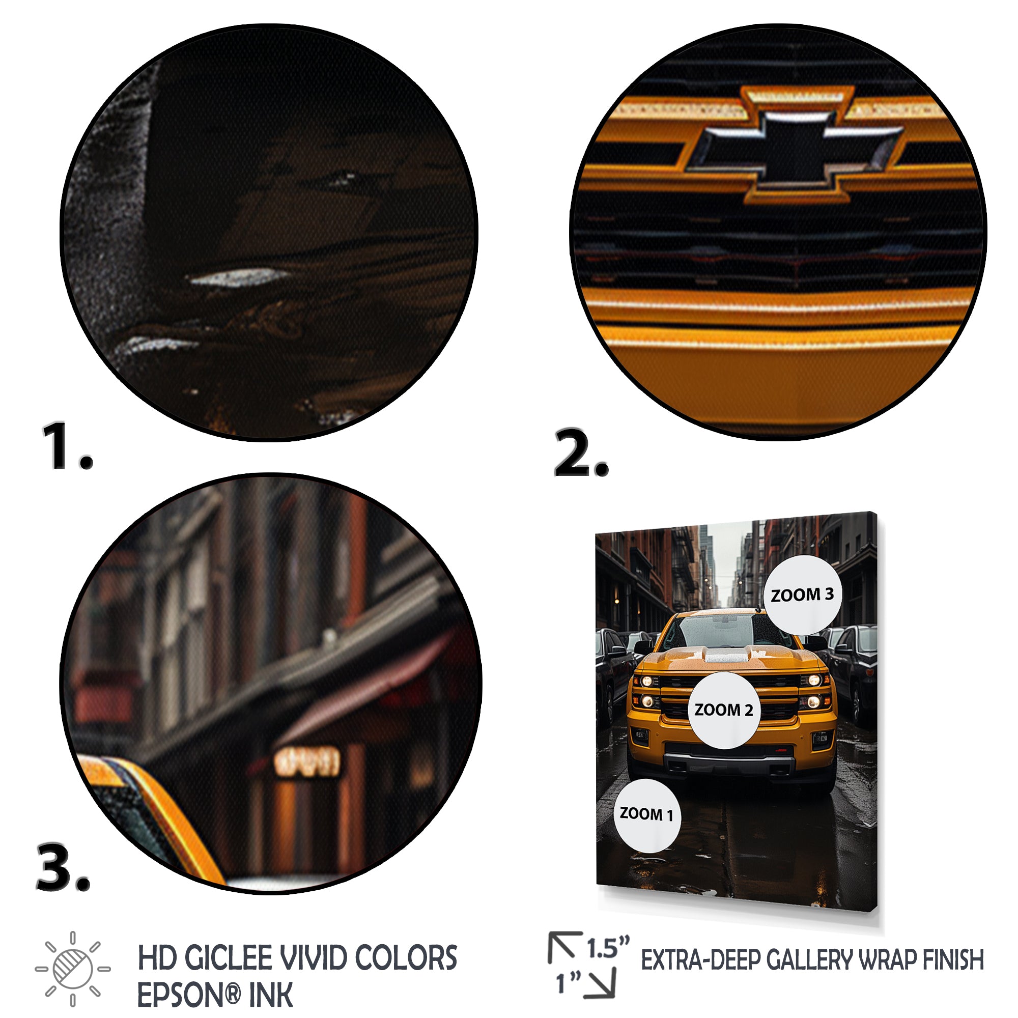 Pickup Truck Transportation Chronicles I - Pickup Truck Canvas Wall Art