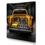 Pickup Truck Ready For Work - Pickup Truck Canvas Wall Art