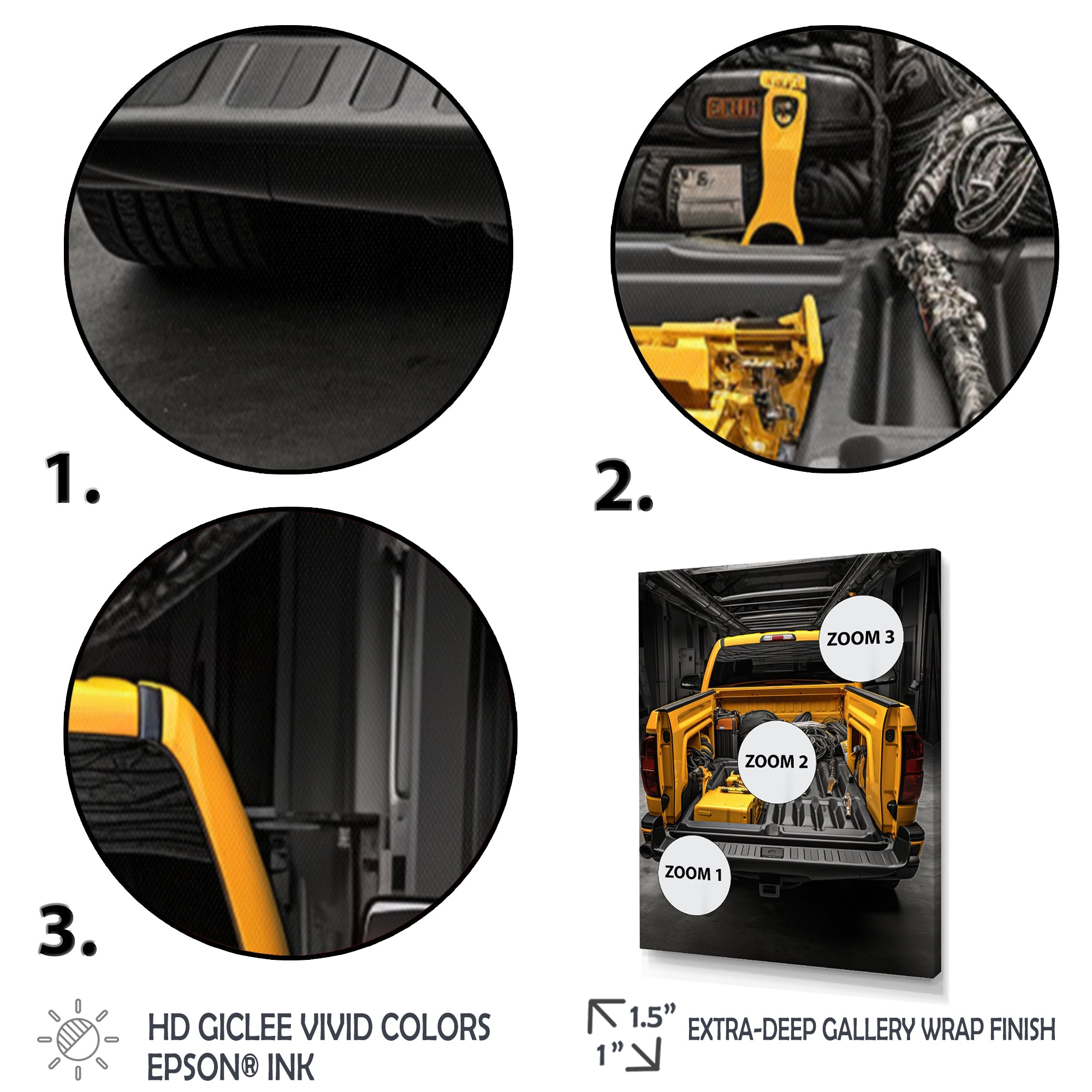 Pickup Truck Ready For Work - Pickup Truck Canvas Wall Art