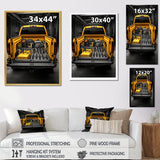 Pickup Truck Ready For Work - Pickup Truck Canvas Wall Art