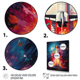 Rocketship Resonance - Rocketship Canvas Wall Art