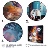 Rocketship Revelation I - Rocketship Canvas Wall Art