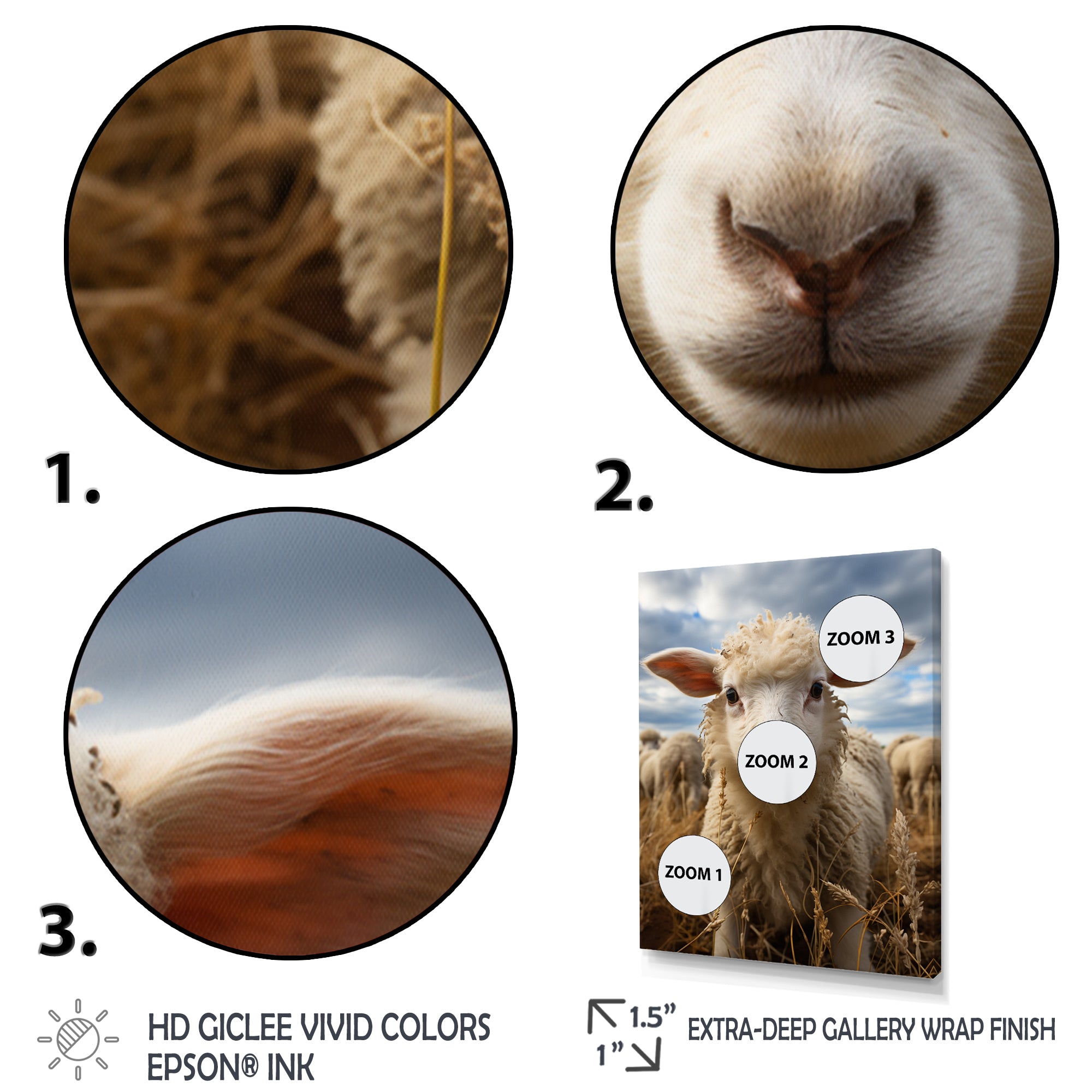 Sheep Selfie - Sheep Bedroom Wall Art